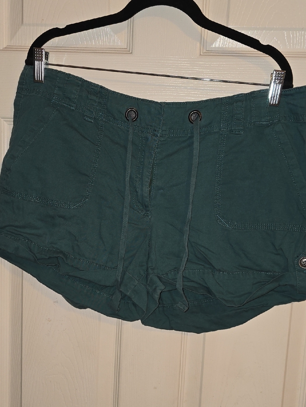 NWOT LOFT Teal Green Drawstring Shorts